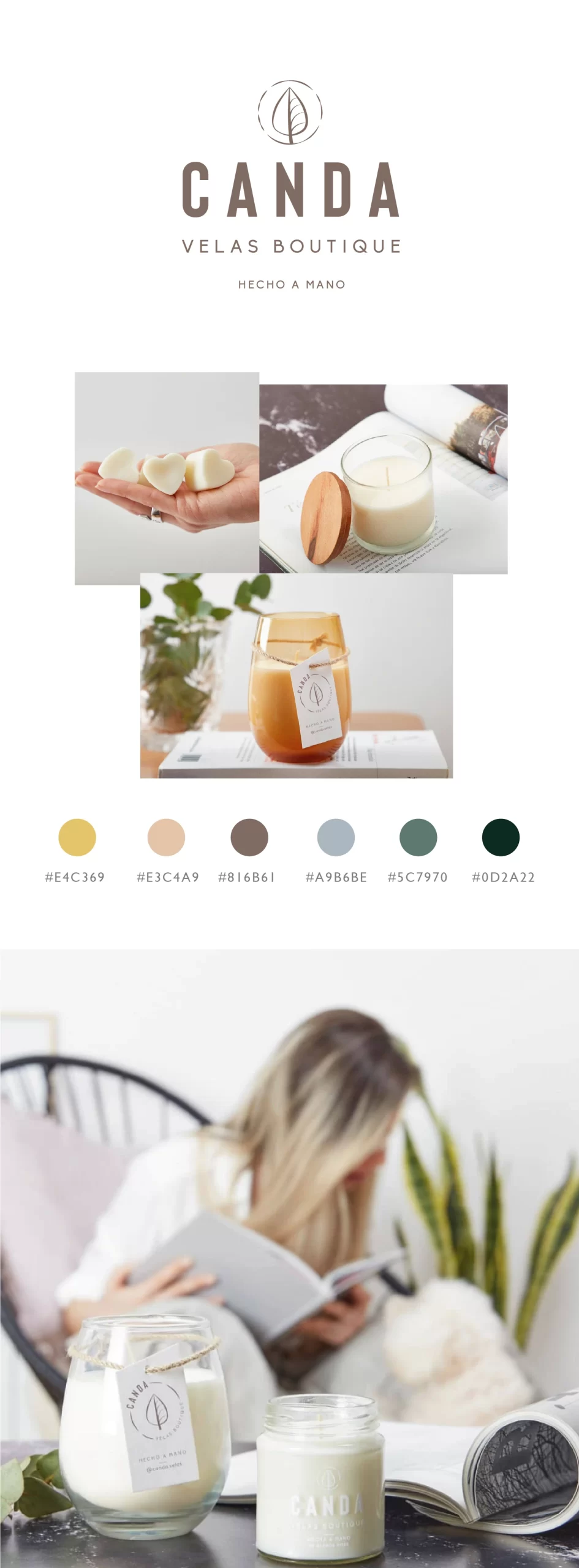 Guía de estilo de Canda. Paleta de color, Logo principal