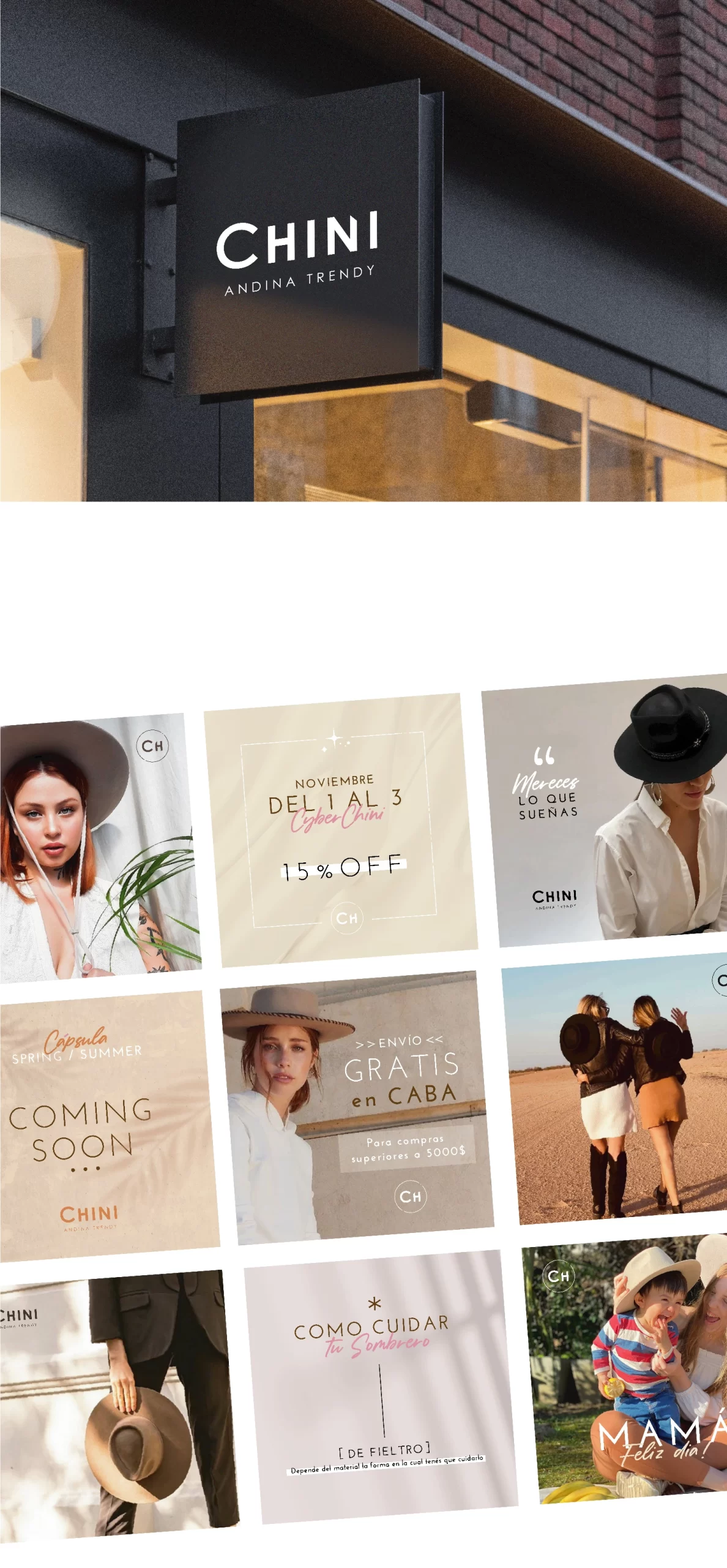 Diseño de instagram Chino Corrales