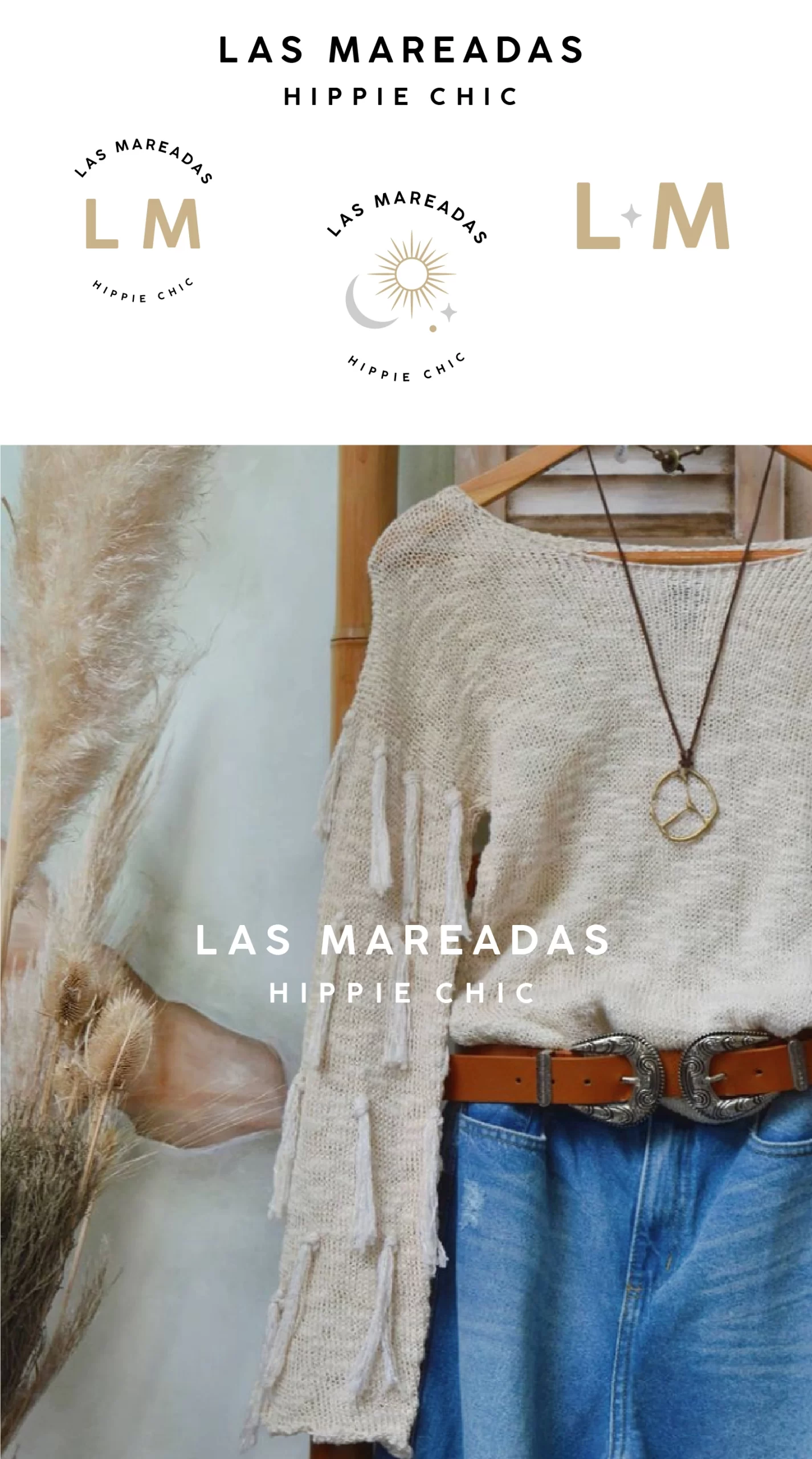 Logotipo de Las Mareadas en color blanco sobre foto