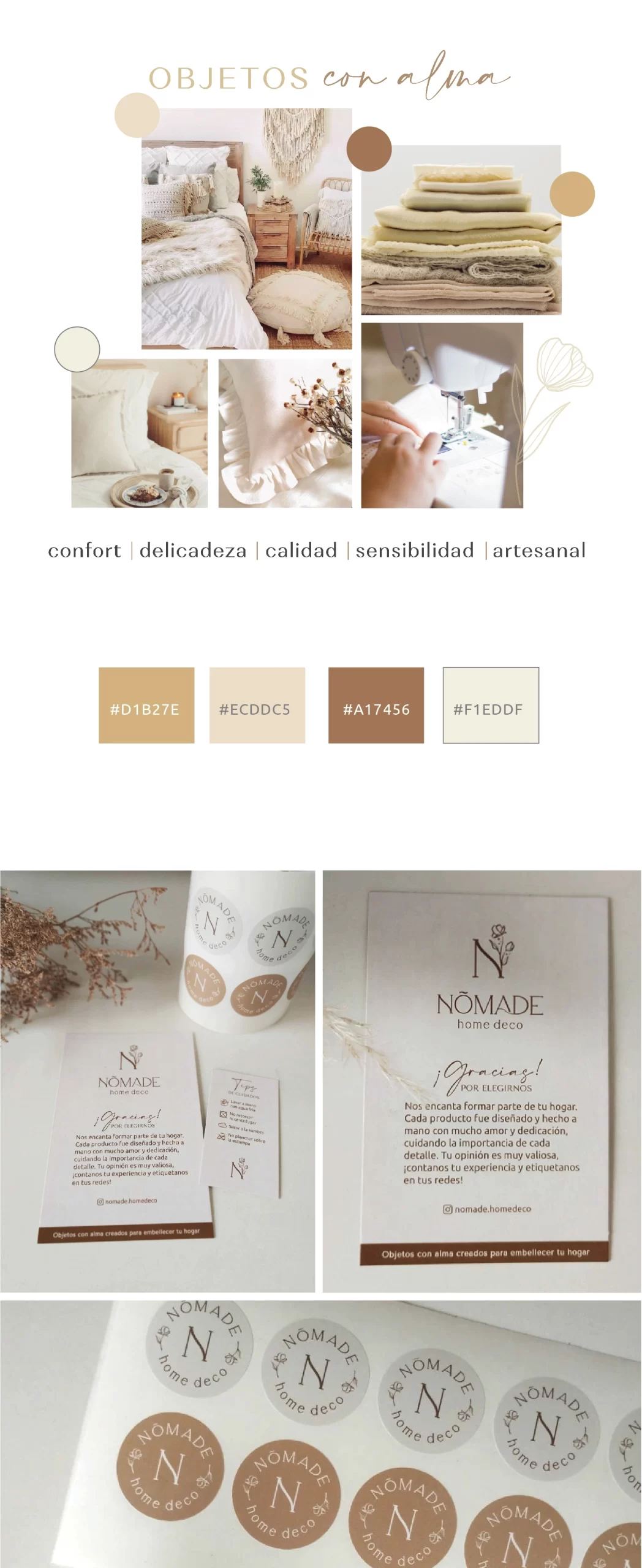 Diseño de tarjetones y de stickers