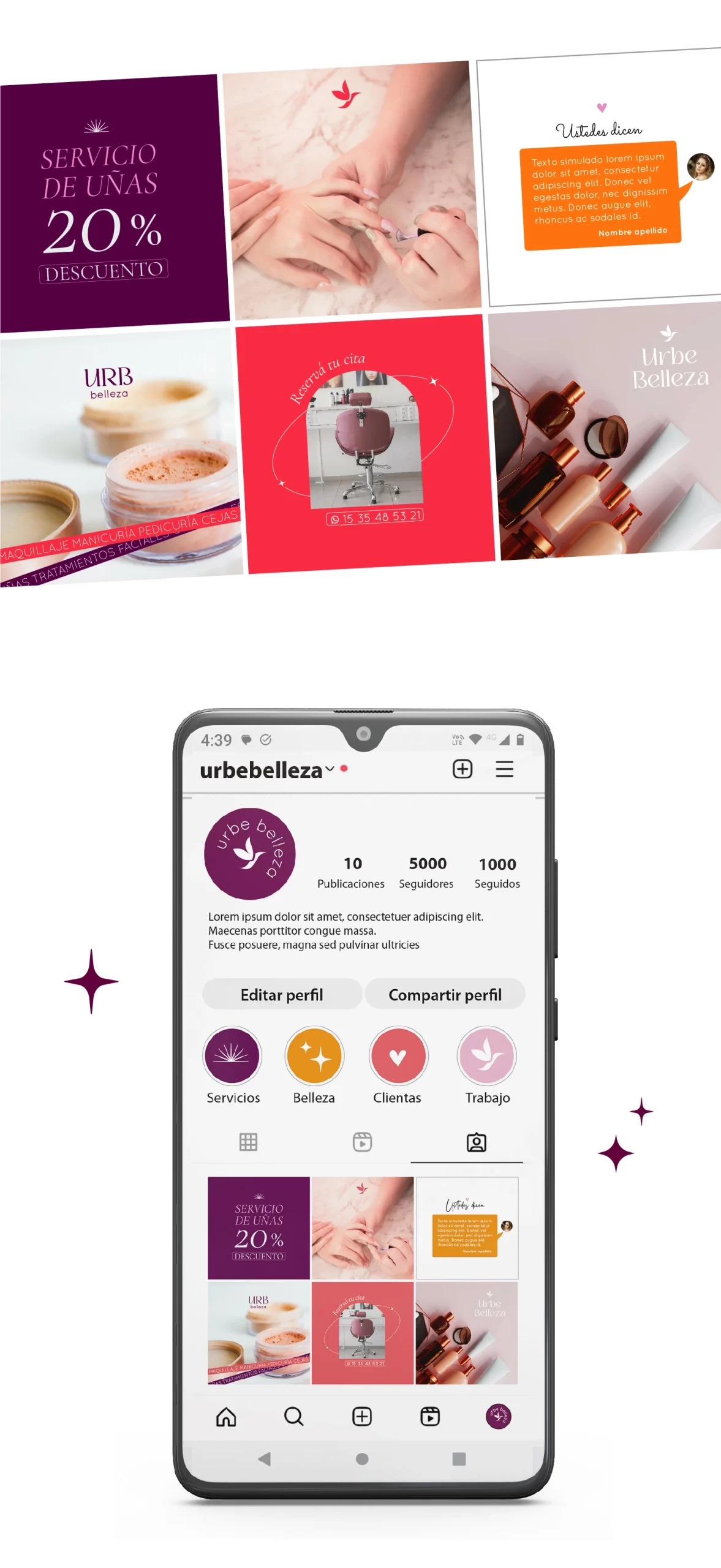 Diseño de post para instagram